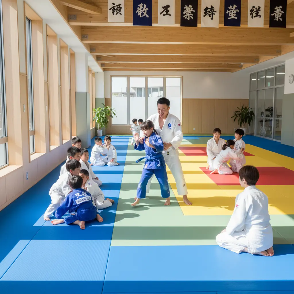 Entraînement enfants judo